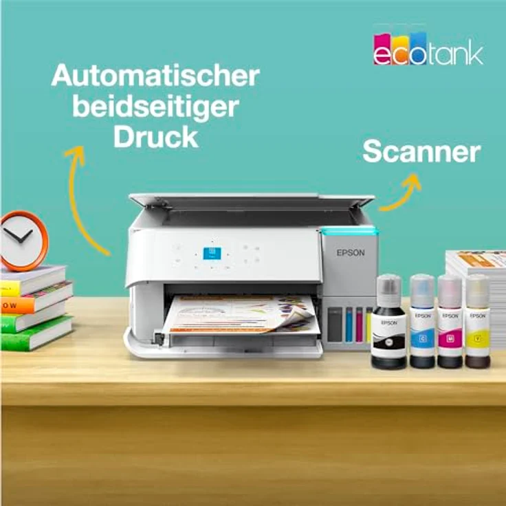 EPSON EcoTank ET-2956, 3-in-1 Tintentankdrucker in Weiß mit Duplex, WiFi, Apple AirPrint und 40 Euro CashBack – Bild 14