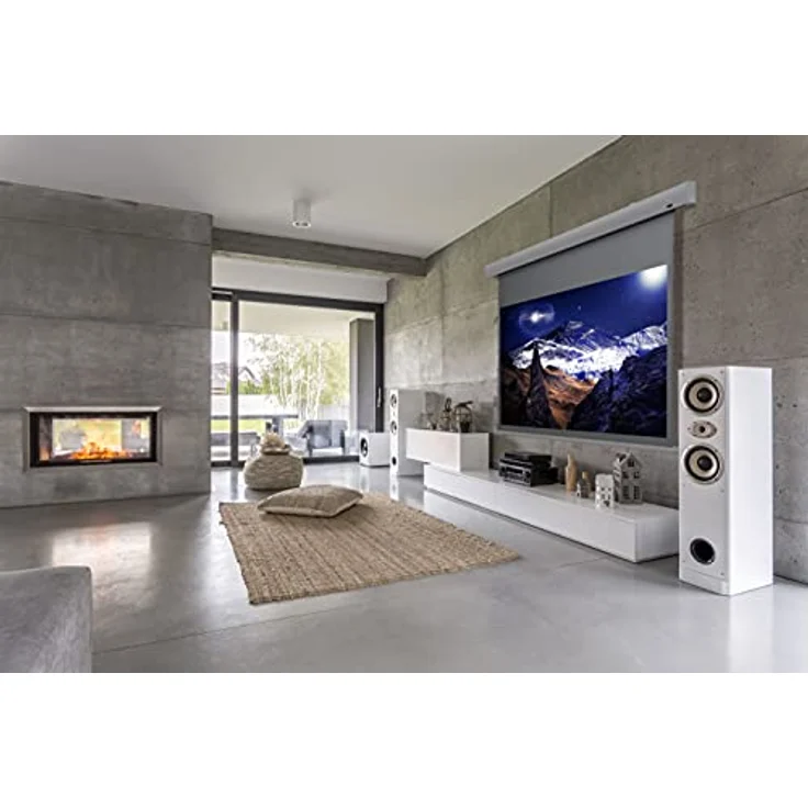 celexon HomeCinema Motorleinwand Tension 199 x 112 cm, 90'' - Dynamic Slate ALR – Bild 5