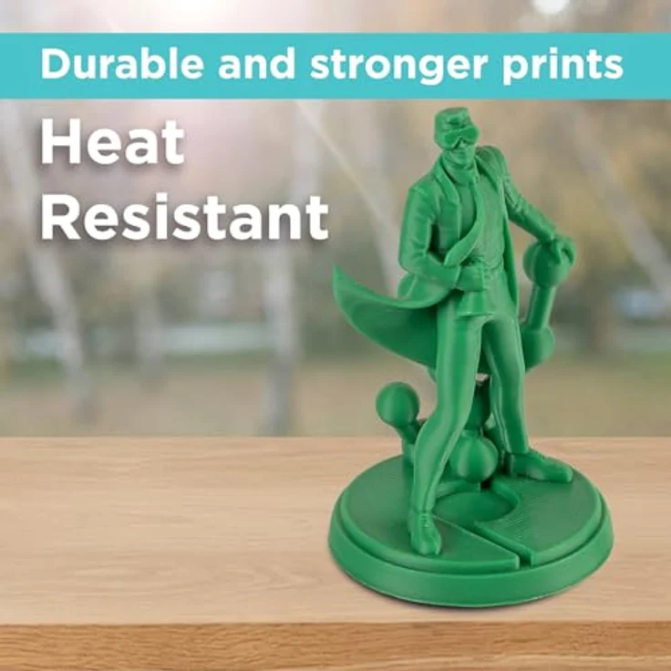 Polymaker PolyLite ABS Filament 1,75 mm, geruchsarm, grün, 1000 g, schlag- und hitzebeständig – Bild 2