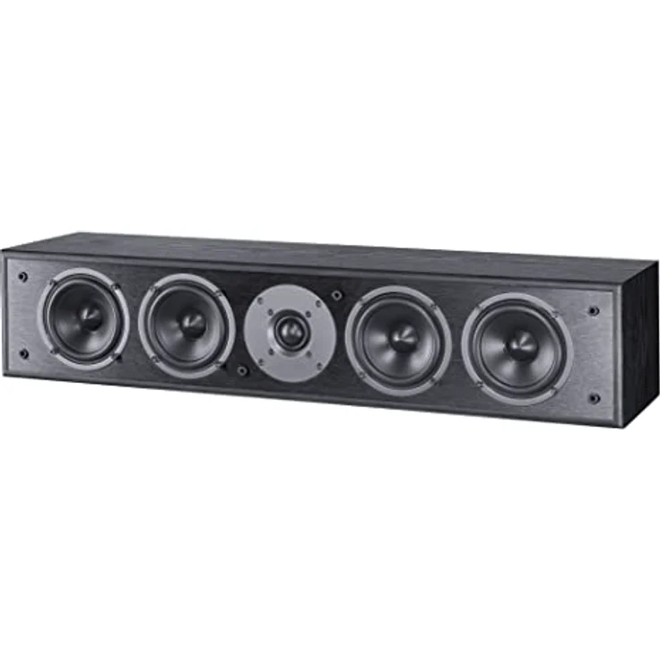 Magnat Monitor S14 C Black, 2,5-Wege Centerlautsprecher mit 4-fach Bass-Mitteltonbestückung, Schwarz – Bild 1