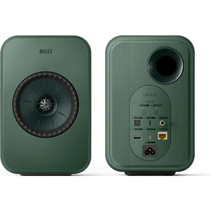KEF LSX II LT kabellose Regallautsprecher, Sage Green | Musik | TV & Home Entertainment | Gaming | HDMI-ARC | USB-C | Bluetooth | AirPlay 2 | Chromecast | Spotify – Bild 2