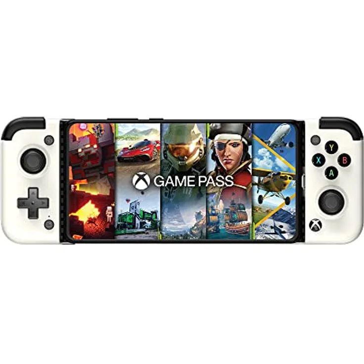 GameSir X2 Pro Mobile Game Controller für Android Type-C (100–179 mm), Handy-Controller für xCloud, Stadia, Luna, Apex, Diablo Immortal – 1 Monat Xbox Game Pass Ultimate – Passthrough Charging (weiß)