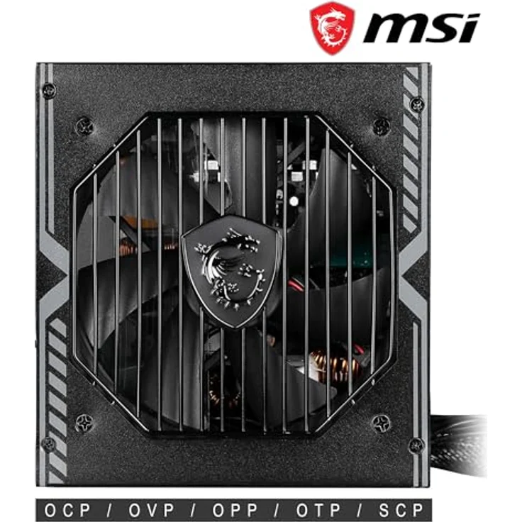 MSI MAG A650BNL, 650W ATX Netzteil mit 80 PLUS Bronze Zertifizierung, flachen Kabeln und geräuscharmem 120 mm Lüfter – Bild 3