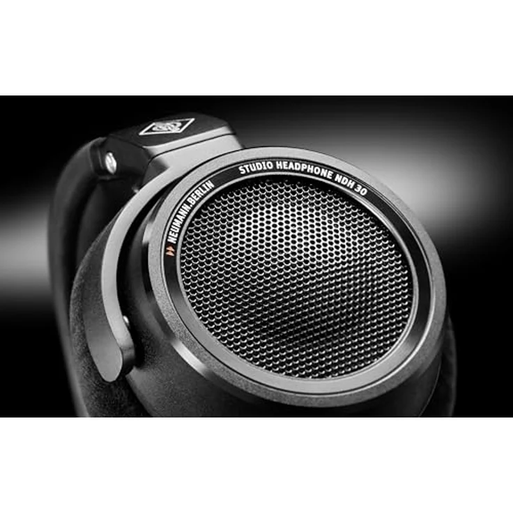 Neumann NDH 30 Black Edition, Kabelgebundene Studio-Kopfhörer mit neutralem Klang und hohem Tragekomfort, Schwarz – Bild 4