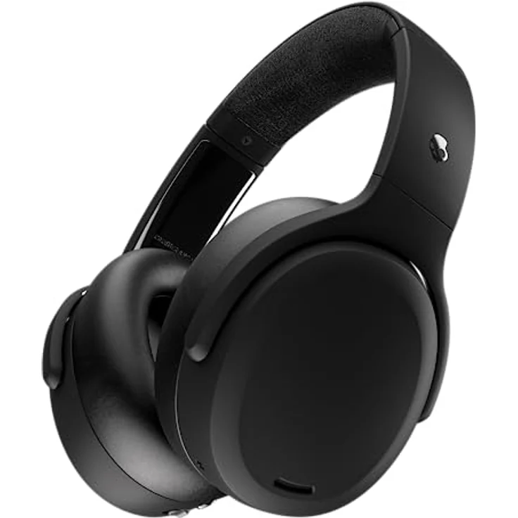 Skullcandy Crusher ANC 2 Noise-Cancelling-Kopfhörer mit Bluetooth / 50 Std. Akku/besonders satte Bässe/für Android und iPhone/mit Mikrofon/kabelloser Noise-Cancelling-Kopfhörer – Schwarz – Bild 1