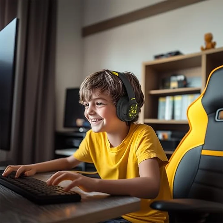 OTL Technologies Kabellose Kopfhörer Pokemon Pikachu, faltbar mit LED-Licht, Bluetooth 5.3, 50 Stunden Akkulaufzeit, für Kinder ab 8 Jahren – Bild 2