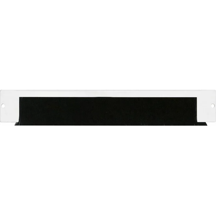 DSIT Serverschrank Kabeleinführung mit Bürstenleiste für Wandschränke, Stahlblech, 350 x 8 x 55 mm, Weiß