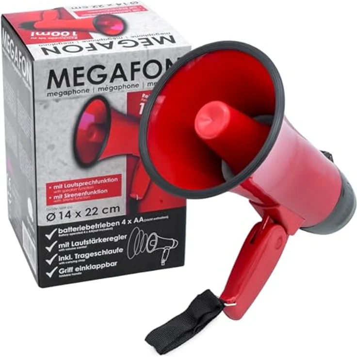 3.07 Megafon mit 2 Funktionen (sprechen und Sirene) – Bild 7