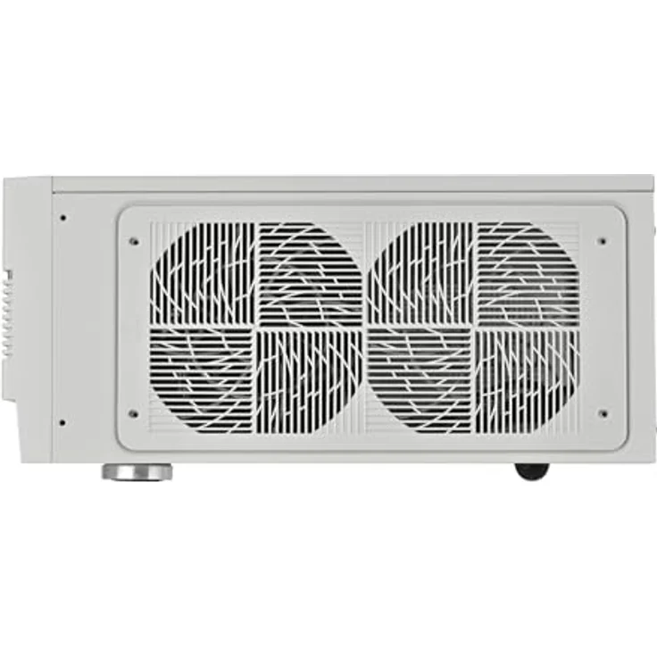 Silverstone FLP01 PC-Gehäuse, HTPC, SSI-CEB/ATX mit verstecktem I/O, 1x USB-C, 2x USB-A, 3,5-mm-Klinkenbuchse - weiß – Bild 3