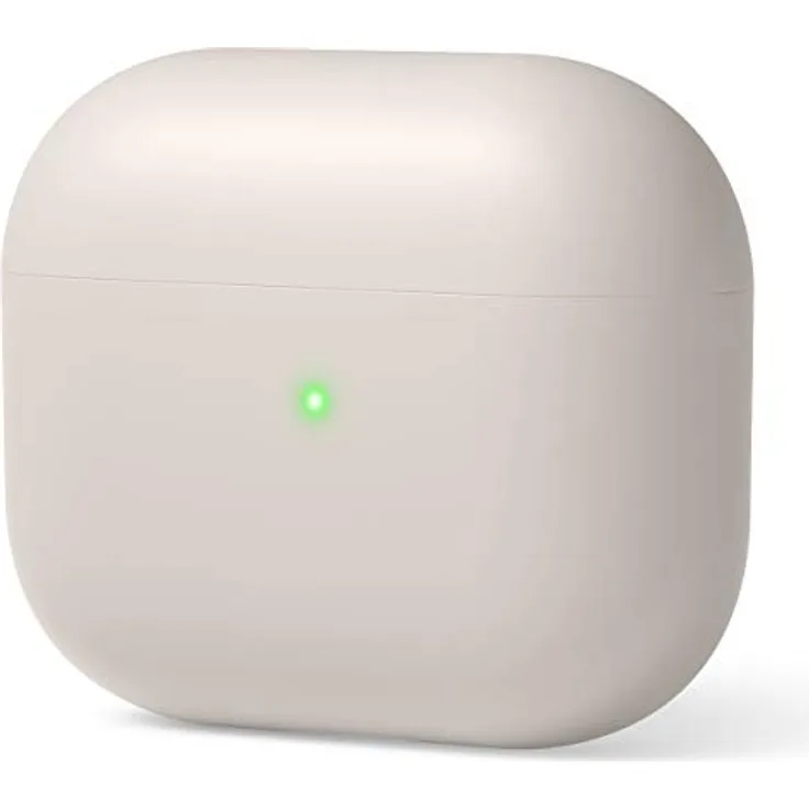 elago Liquid Hybrid Hülle Kompatibel mit AirPods 3 Case Cover - Dreischichtiger Strukturschutz, Voller Schutz, LED Sichtbar, Hochwertiges Silikon Schutzhülle (Taupe)