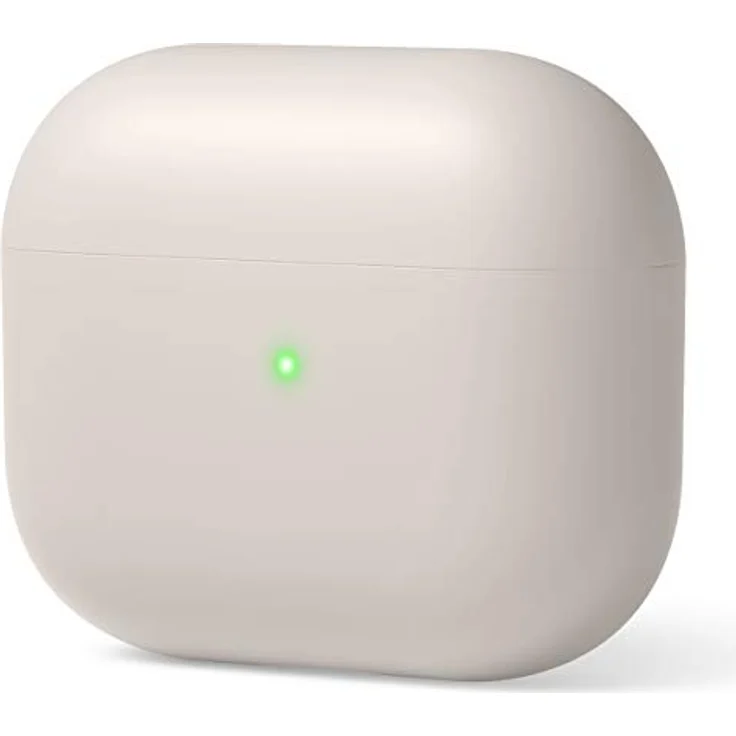 elago Liquid Hybrid Hülle Kompatibel mit AirPods 3 Case Cover - Dreischichtiger Strukturschutz, Voller Schutz, LED Sichtbar, Hochwertiges Silikon Schutzhülle (Taupe) – Bild 1