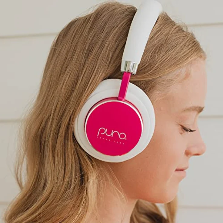 Puro Sound Labs BT2200-Plus Lautstärkebegrenzende Bluetooth-Kopfhörer für Kinder - Sicherere Kopfhörer für Kinder - Studio-Qualität und Geräuschisolierung – Pink – Bild 5