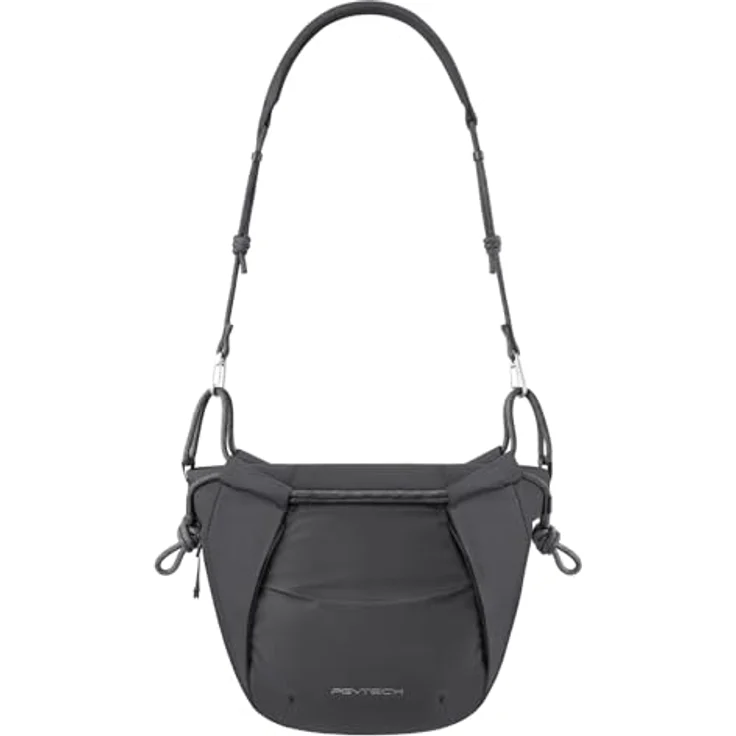 Pgytech Rope Strap Bag OneGo (Midnight), Kamera Schultertasche mit erweiterbarer Kapazität für 70-200-mm-Objektiv, Schwarz – Bild 1