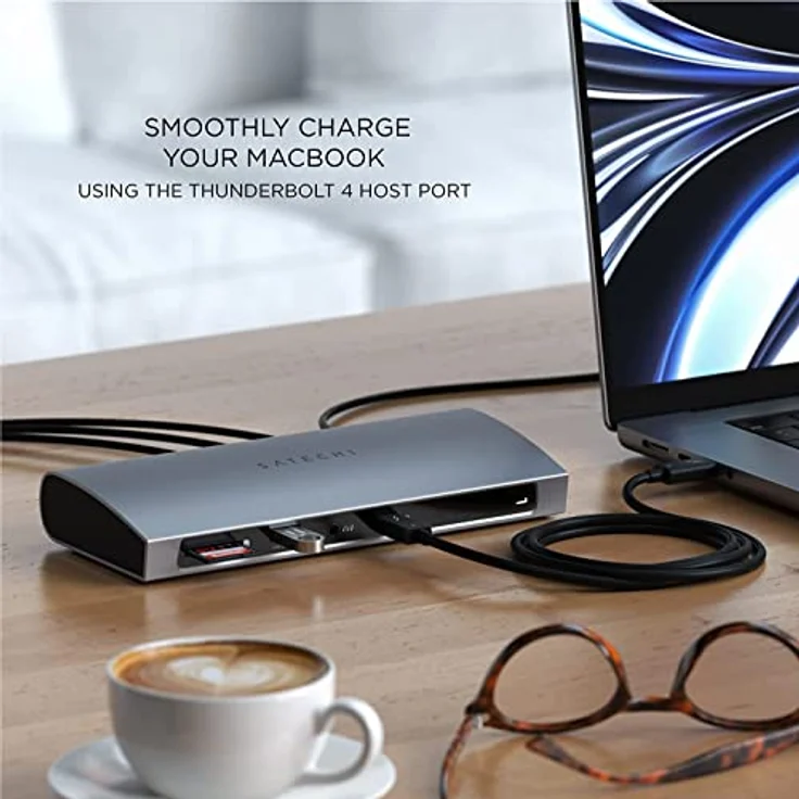 SATECHI Thunderbolt 4 Dock – 12-in-1 – Kompatibel mit M2 & M1 MacBook – Bild 5
