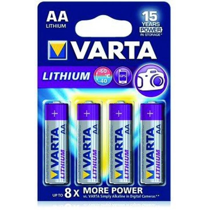 Varta Professional Lithium AA (Silber, Violett) – Bild 2