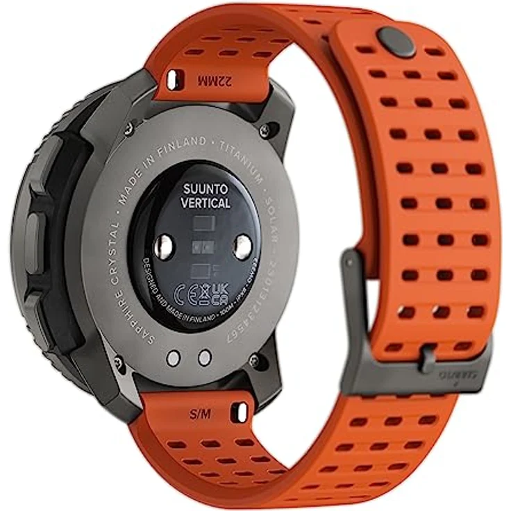 SUUNTO Vertical Abenteuer Uhr - GPS Smartwatch, Mit Solarladung Akkulaufzeit bis zu 65 Tagen, Militärgeprüftes Gehäuse, 100m Wasserdichtigkeit, Hergestellt in Finland mit 100% Erneuerbaren Energien – Bild 2