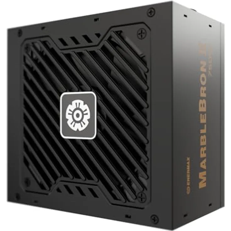 ENERMAX MARBLEBRON II EMB750EWT-MAC, 750W ATX Gaming Netzteil mit 80PLUS Bronze, PCIe 5.1, modularen Sleeve Kabeln, Silent 12cm FDB-Lüfter und 6-fach Schutz