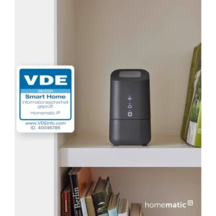 Homematic IP Home Control Unit, anthrazit, Smart Home Zentrale, Digitale Steuerung per kostenloser App, Alexa sowie Google Assistant, online und offline Modus, hoher Datenschutz, 160692A0 – Bild 5
