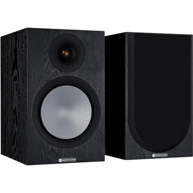 Monitor Audio Silber 100 New 7G in schwarzer Eiche (Paar)