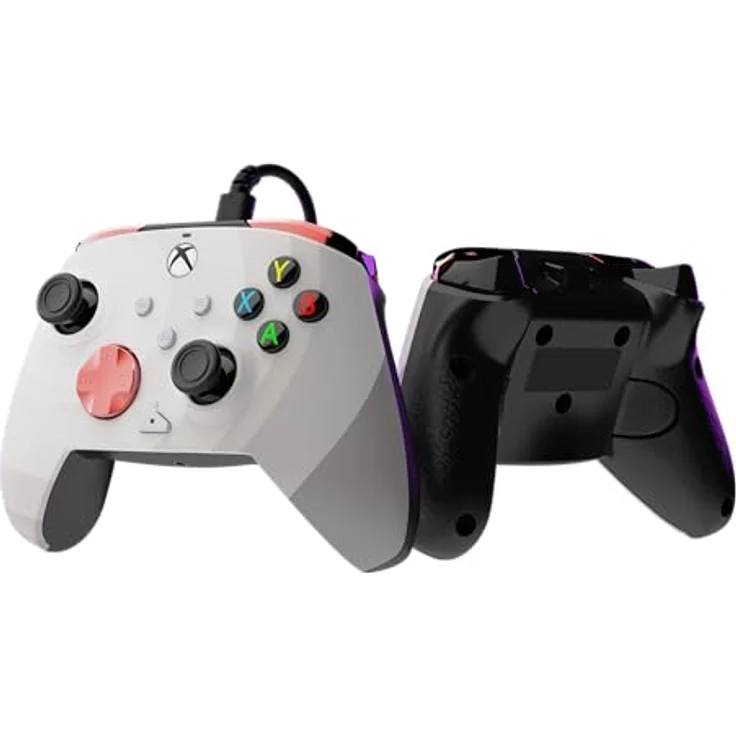 PDP REMATCH Advanced Wired Controller, Gamepad für PC, Xbox One, Xbox Series S/X, kabelgebunden, USB Typ-C, Radial White – Bild 7