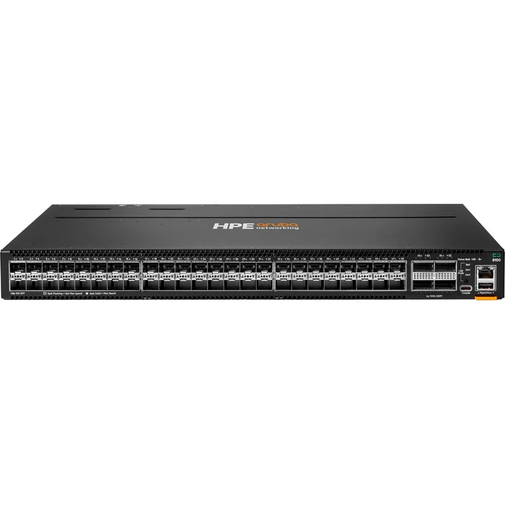 Aruba HPE Networking CX 8100, 48x10G SFP+ und 4x40/100G QSFP28 Switch Bundle mit 52 Ports für moderne Netzwerkanforderungen