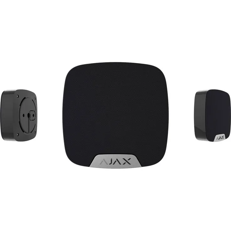 Ajax Home Siren, Indoor Sirene mit akustischer Alarmfunktion, kompakt, schwarz