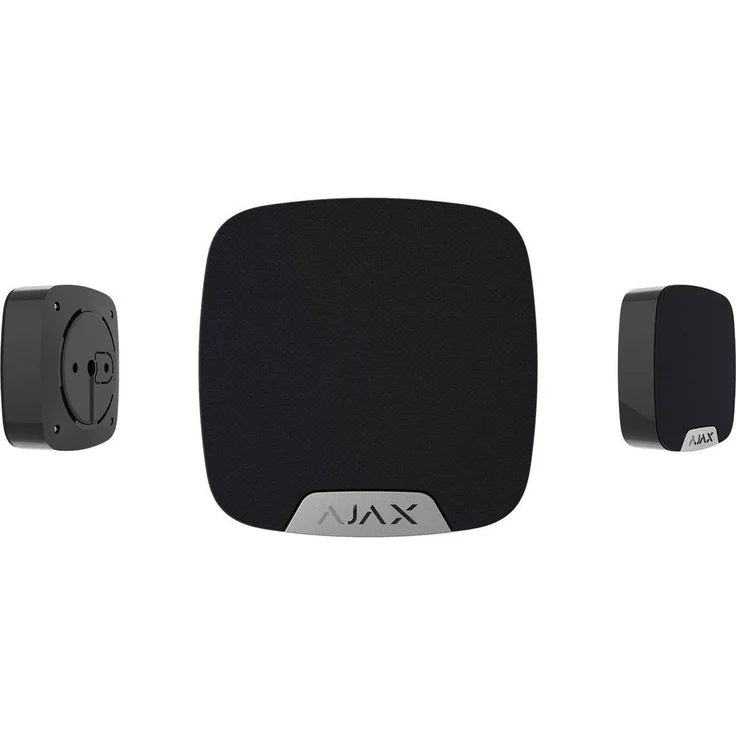Ajax Home Siren, Indoor Sirene mit akustischer Alarmfunktion, kompakt, schwarz
