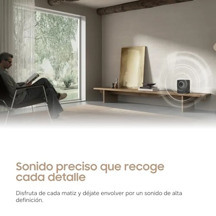 Samsung HW-LS70H/XC, Smart Wireless Speaker mit Dolby Atmos, Hi-Resolution Audio, Q-Symphony, Voice Assistant, schwarz – Bild 5