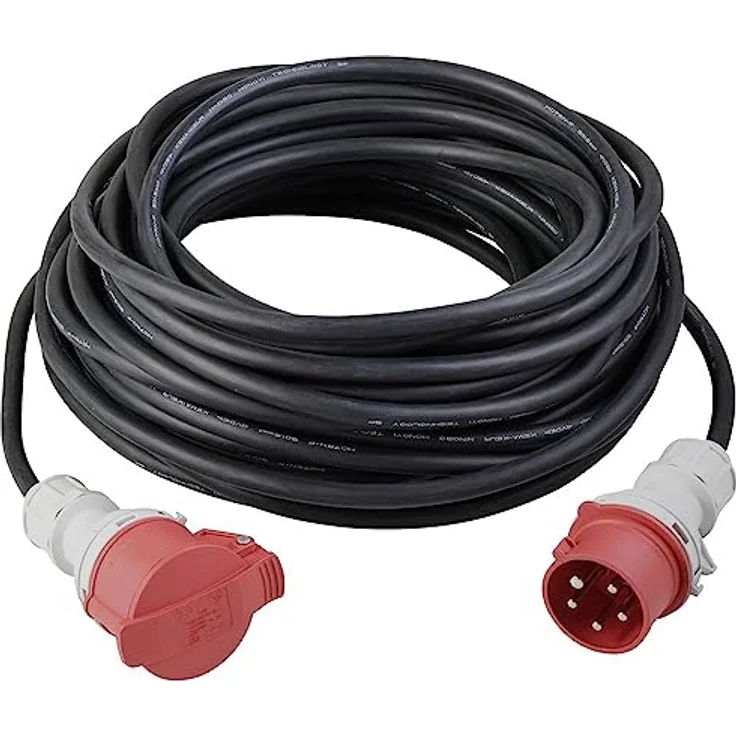 Sygonix, Verlängerungskabel, SY-5244050 16 A Schwarz 10 m witterungsbeständ – Bild 2