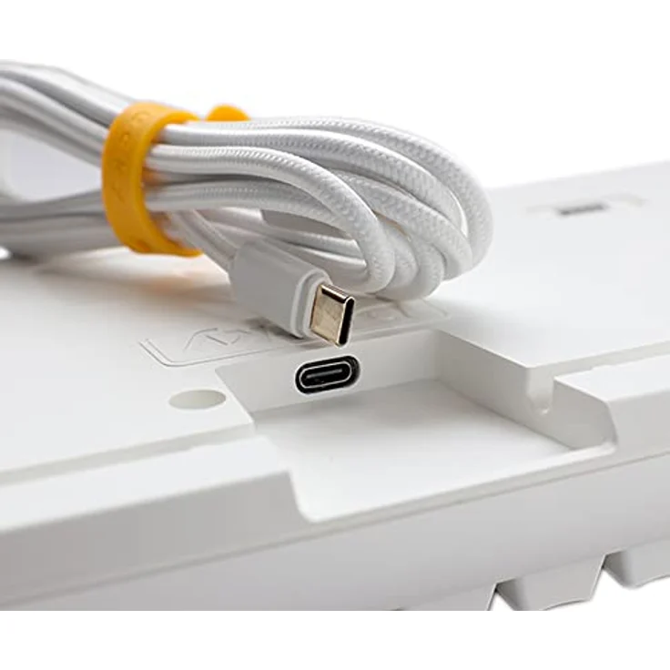 Ducky One 3 Classic Pure White TKL Gaming Tastatur, RGB LED - MX-Clear (US) – Bild 4