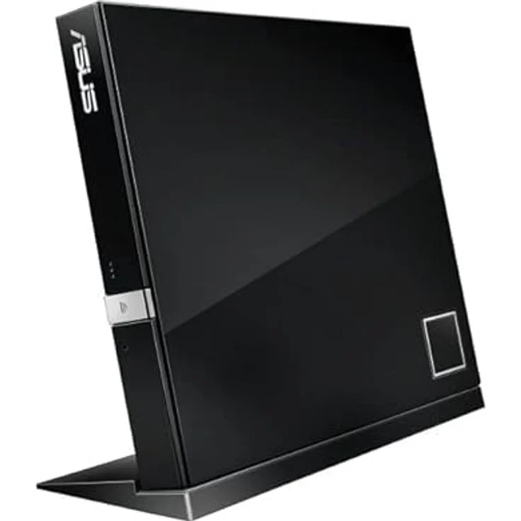 Asus SBW-06D2X-U externer Slim Blu-Ray BDXL Brenner (6x BD-R (SL/DL), 8x DVD±R, 6x DVD±R DL, 5x DVD-RAM, USB 2.0) inkl. Cyberlink Power2Go, Hochglanz Schwarz – Bild 6