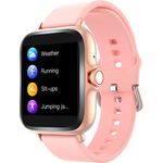 Denver Electronics SWC-156RO Smartwatch, Bluetooth mit Herzfrequenz- und Blutsauerstoffsensor, 1,44" Rosa