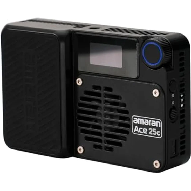 Aputure Amaran Ace 25c charcoal, RGBWW Vollfarb-Kompaktlicht mit 360-Grad-Vollfarbsteuerung – Bild 2