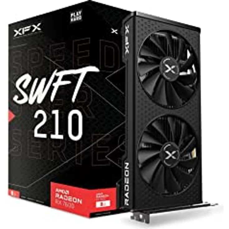 XFX Radeon RX 7600 Speedster SWFT210 Gaming 8GB – Bild 1