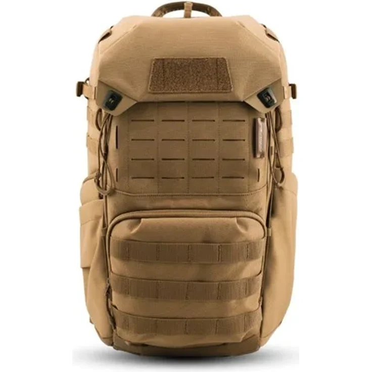 PGYTECH OneMo Tactical Backpack 35L, ergonomischer Kamerarucksack mit Wasserabweisung und MOLLE-System, Coyote Brown