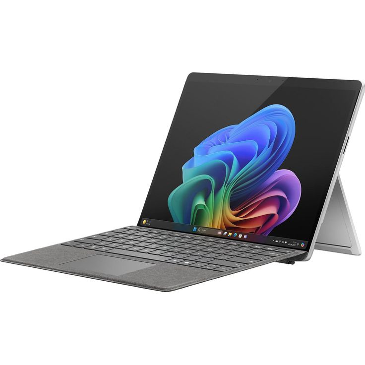 Microsoft Surface Pro Copilot+ PC, 13" Touch, Snapdragon X Plus, 16GB RAM, 512GB SSD, Platin