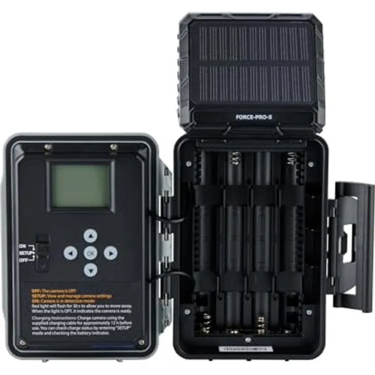 Spypoint Wildkamera Force-Pro-S 30 MP 4K Wildkamera mit Solarpanel, 54 LEDs - Grün – Bild 4