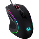 Redragon M612 Predator RGB Gaming Maus, 8000 DPI Kabelgebundene optische Gamer-Maus mit 11 programmierbaren Tasten und 5 Hintergrundbeleuchtungsmodi, Software unterstützt DIY-Tastenbindungen Rapid, RGB-Beleuchtung