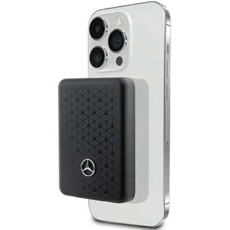 Mercedes Stars Pattern MagSafe Power Bank 3000mAh 5W MagSafe (black)