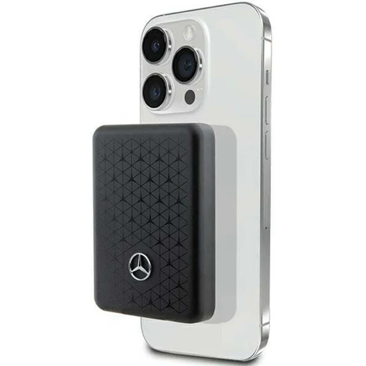 Mercedes Stars Pattern MagSafe Power Bank 3000mAh 5W MagSafe (black)