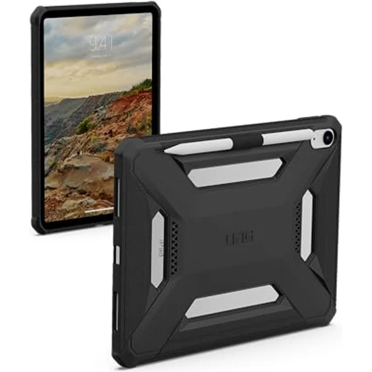 URBAN ARMOR GEAR Scout LT Case für Apple iPad 10.9 / iPad 11, Hülle mit Apple Pencil Halterung, verstärkten Ecken, schwarz – Bild 1