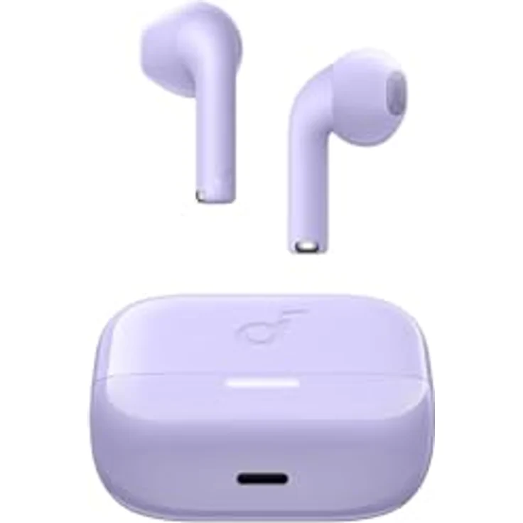 soundcore K20i, kabellose In-Ear Kopfhörer mit 6h Akkulaufzeit, violett, Bluetooth 5.3, IPX5 Schutz, inkl. Ladekoffer – Bild 2