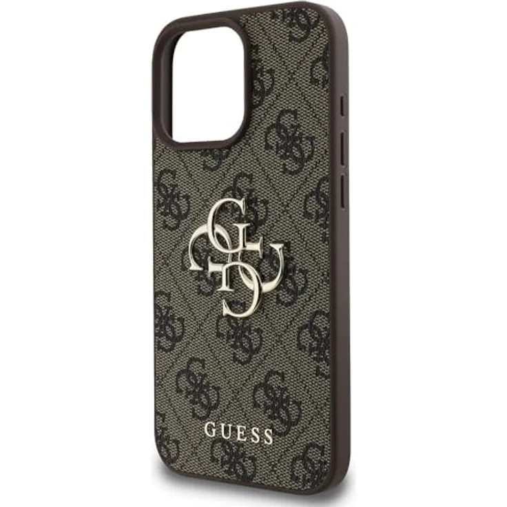 CG MOBILE Guess Hülle Kompatible mit iPhone 16 Pro Max Back-Cover hul - 4G PU Big Logo - Braun – Bild 2