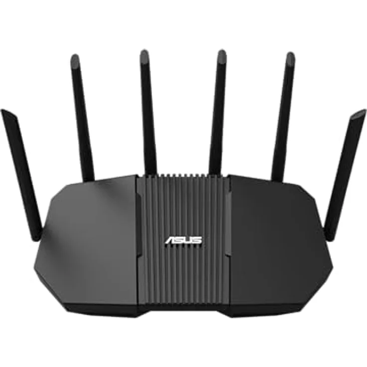 ASUS RT-BE90U BE9400 Tri-Band AiMesh Router, WiFi 7 (802.11be) bis zu 9400 Mbps, Quad 2.5G Ports, Smart Home Master, Netzwerksicherheit auf professionellem Niveau