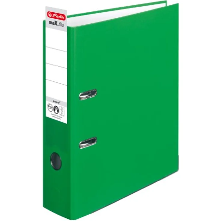 Herlitz Aktenordner maX.file protect, DIN A4, breit, 8 cm Rückenbreite, Polypropylen, blau – Bild 2