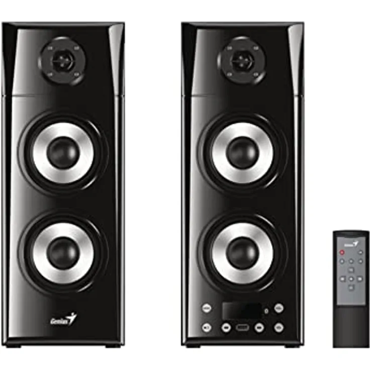 Genius HP SP-HF 2800BT System 2.0 Bluetooth 5.0, 60 Watt PC-Lautsprecher in Schwarz