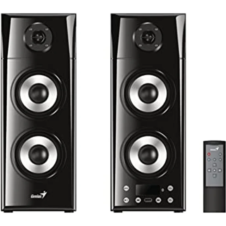 Genius HP SP-HF 2800BT System 2.0 Bluetooth 5.0, 60 Watt PC-Lautsprecher in Schwarz