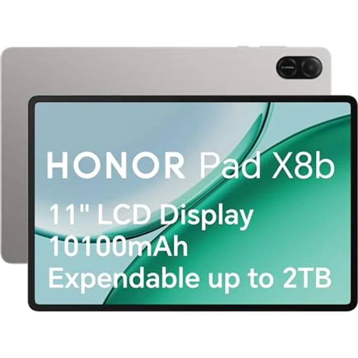 Honor Pad X8b, 11 Zoll Tablet mit Snapdragon 680, 4 GB RAM und 128 GB Speicher, Space Grau – Bild 1