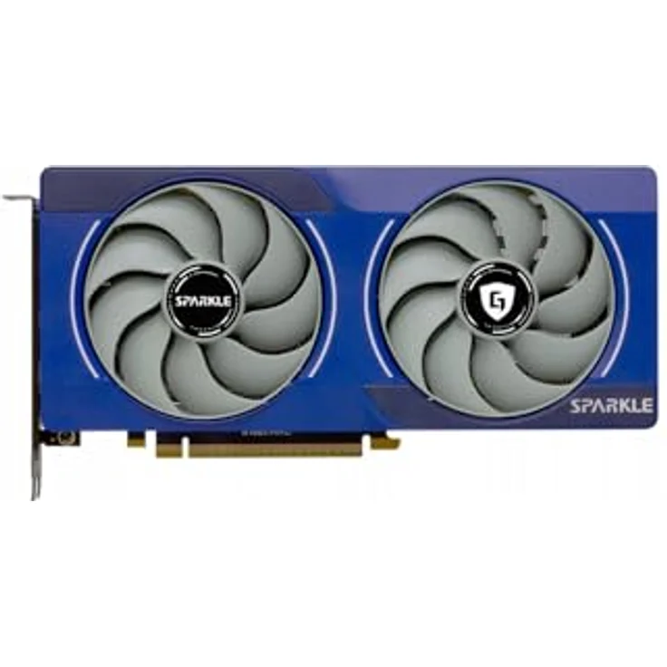 Sparkle Technology SPARKLE VGA SPARKLE Intel ARC B580 12GB GUARDIAN (Battlemage Lineup) (SB580G-12G) Grafikkarte mit Intel Arc B580 und 12GB GDDR6 - Blaue Beleuchtung – Bild 8