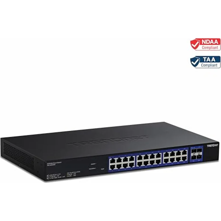 TRENDnet TEG-3284WS, 28-Port Multi-Gig Web Smart Switch mit 24 x 2,5G Ports, 4 x 10G SFP+ Ports, Remote Cloud Management, NDAA TAA konform, lebenslanger Schutz – Bild 4